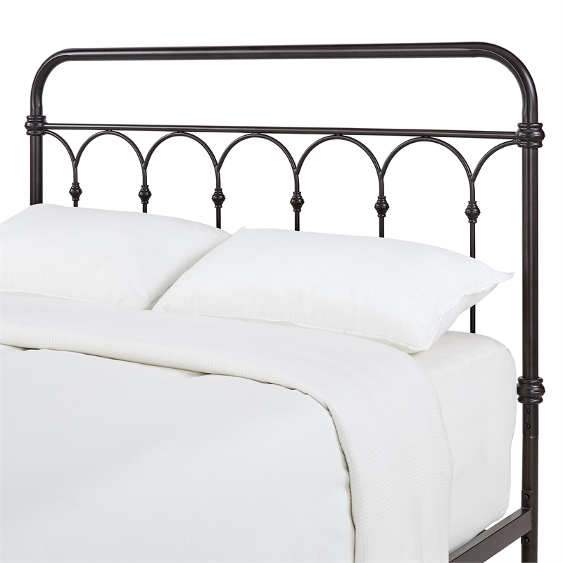 iNSPIRE Q Queen Size Farmhouse Casted Knot Metal Bed in Bronze