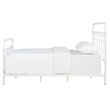 iNSPIRE Q Queen Size Farmhouse Casted Knot Metal Bed in Antique White