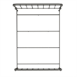 iNSPIRE Q Full Size Antique Graceful Victorian Metal Bed in Frost Gray