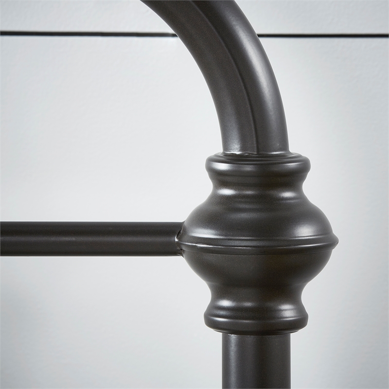 iNSPIRE Q Queen Size Antique Graceful Victorian Metal Bed in Antique Dark Bronze