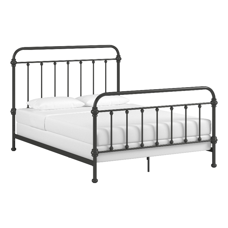 iNSPIRE Q Queen Size Antique Graceful Victorian Metal Bed in Antique Dark Bronze