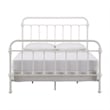 iNSPIRE Q Queen Size Antique Graceful Victorian Metal Bed in Antique White