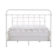 iNSPIRE Q Queen Size Antique Graceful Victorian Metal Bed in Antique White