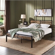 iNSPIRE Q Full Size Low Profile Metal and Engineered Wood Platform Bed in Black