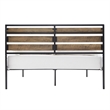 iNSPIRE Q Queen Size Low Profile Metal and Engineered Wood Platform Bed in Black