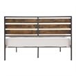 iNSPIRE Q Queen Size Low Profile Metal and Engineered Wood Platform Bed in Brown