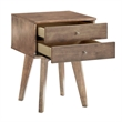 iNSPIRE Q 2-Drawer Engineered Wood Nightstand in Light Charcoal Gray