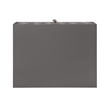 iNSPIRE Q Arched Diamond Metal and Engineered Wood End Table in Gray