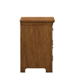 iNSPIRE Q 1-Drawer Wood Cupboard Nightstand with Charging Station in Oak