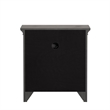 iNSPIRE Q 1-Drawer Wood Cupboard Nightstand with Charging Station in Gray