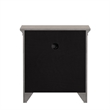 iNSPIRE Q 1-Drawer Wood Cupboard Nightstand with Charging Station in White