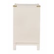 iNSPIRE Q 3-Drawer Solid Wood and Engineered Wood Accent Nightstand in White