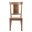 iNSPIRE Q Panel Back Wood Dining Chairs (Set of 2) in Oak