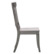 iNSPIRE Q Panel Back Wood Dining Chairs (Set of 2) in Antique Gray