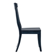 iNSPIRE Q Panel Back Wood Dining Chairs (Set of 2) in Antique Denim Blue