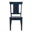 iNSPIRE Q Panel Back Wood Dining Chairs (Set of 2) in Antique Denim Blue