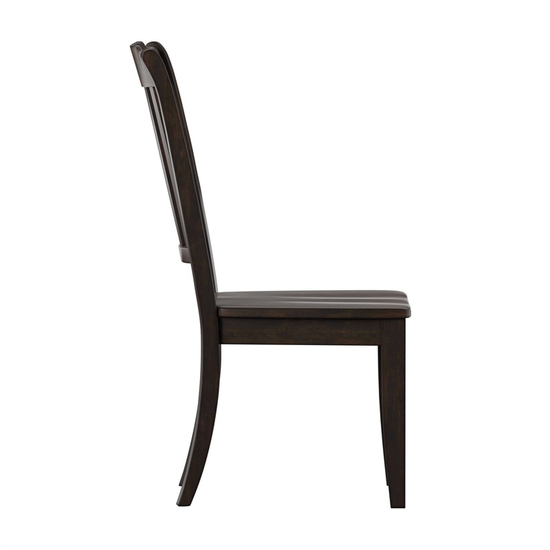 iNSPIRE Q Slat Back Wood Dining Chairs (Set of 2) in Antique Black