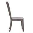 iNSPIRE Q Slat Back Wood Dining Chairs (Set of 2) in Antique Gray