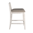 iNSPIRE Q Gray & White Finish Wood Fabric Counter Height Chairs (Set of 2)
