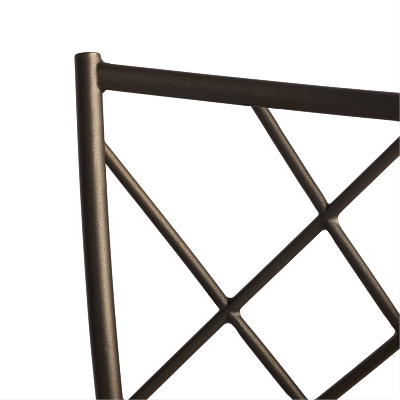 iNSPIRE Q Bronze Metal Quarter X-Back Swivel Adjustable Stools (Set of 3)