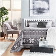 iNSPIRE Q Hammersly White Mission Slat Wood Headboard - Queen