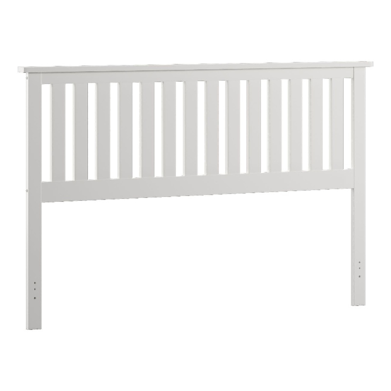 iNSPIRE Q Hammersly White Mission Slat Wood Headboard - Queen