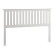 iNSPIRE Q Hammersly White Mission Slat Wood Headboard - Queen