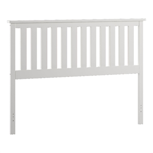 iNSPIRE Q Hammersly White Mission Slat Wood Headboard - Full