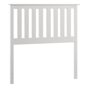 iNSPIRE Q Hammersly White Mission Slat Wood Headboard - Twin