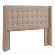 iNSPIRE Q Melina Wood Linen Wingback Headboard - King - Beige