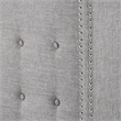 iNSPIRE Q Melina Wood Linen Wingback Headboard - King - Gray