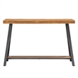 iNSPIRE Q Westyn Rustic Wood Metal Sofa Table with Shelf - Oak