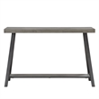 iNSPIRE Q Westyn Rustic Wood Metal Sofa Table with Shelf - Gray