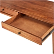 iNSPIRE Q 2-Drawer Wood Coffee Table with Tapered Legs in Brown