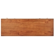 iNSPIRE Q 2-Drawer Wood TV Stand Console Table with Tapered Legs in Brown