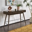 iNSPIRE Q 2-Drawer Wood TV Stand Console Table with Tapered Legs in Dark Walnut
