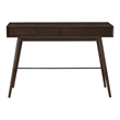 iNSPIRE Q 2-Drawer Wood TV Stand Console Table with Tapered Legs in Dark Walnut