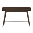 iNSPIRE Q 2-Drawer Wood TV Stand Console Table with Tapered Legs in Dark Walnut