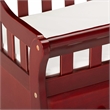 Orbelle Oneman Modern New Zealand Pine Solid Wood Changing Tables in Cherry