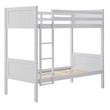 Bunk Bed Twin over Twin - Model 7278 - White - Solid Wood
