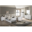 Bunk Bed Twin over Twin - Model 7278 - White - Solid Wood