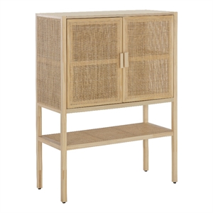 Brant House Kezia 35.25x15.75&quot Modern Wood Highboard in Natural