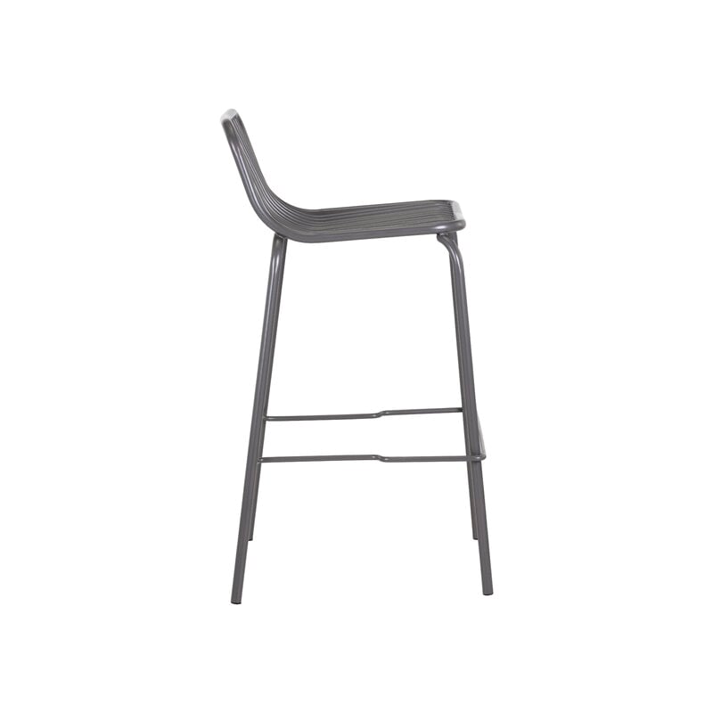 Brant House - Cypress Outdoor Barstool - Dark Gray (Set of 2)