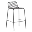 Brant House - Cypress Outdoor Barstool - Dark Gray (Set of 2)