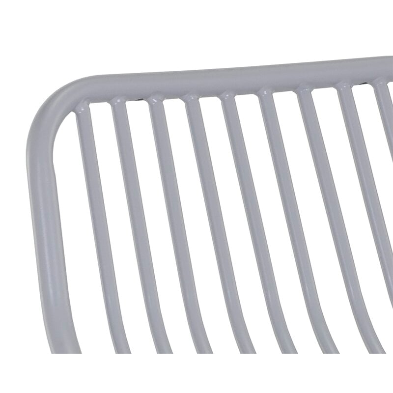 Brant House - Cypress Outdoor Barstool - Silver (Set of 2)