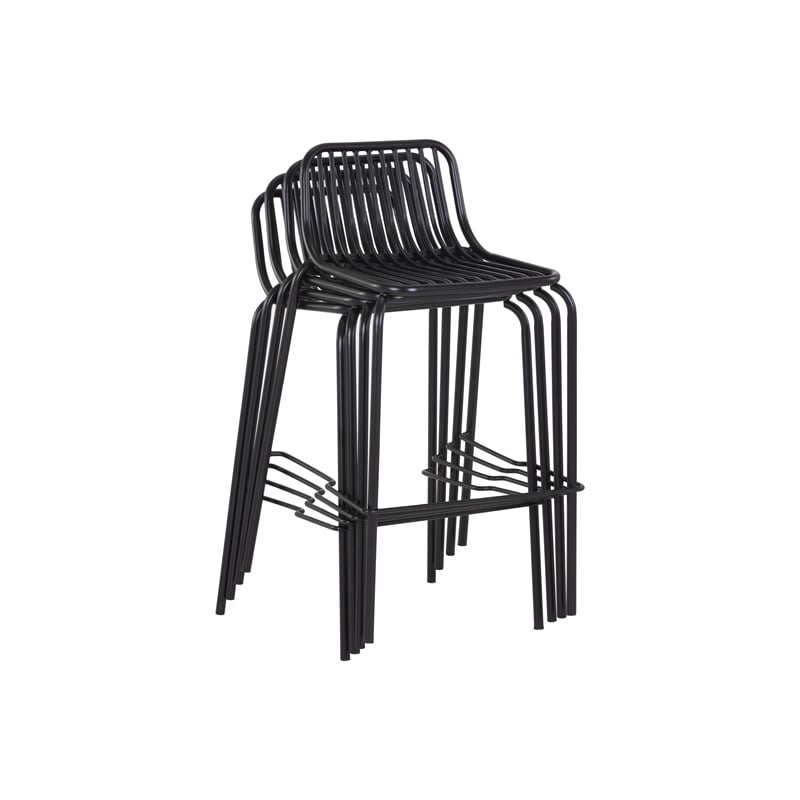 Brant House - Cypress Outdoor Counter Stool - Black (Set of 2)