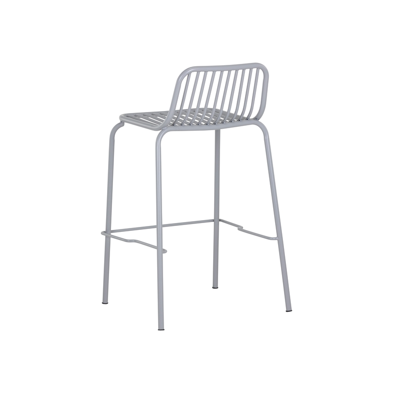 Brant House - Cypress Outdoor Counter Stool - Silver (Set of 2)