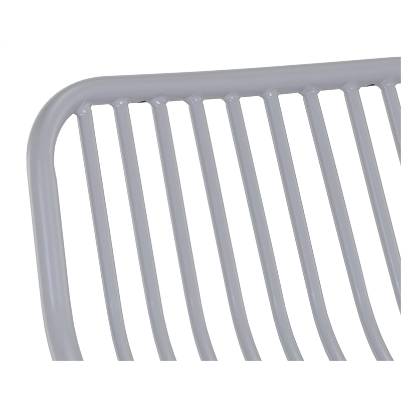 Brant House - Cypress Outdoor Counter Stool - Silver (Set of 2)