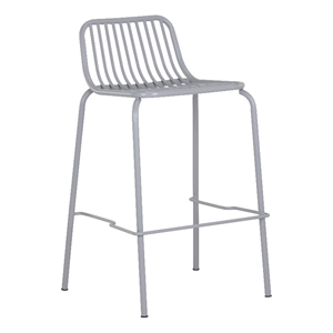 Brant House - Cypress Outdoor Counter Stool - Silver (Set of 2)
