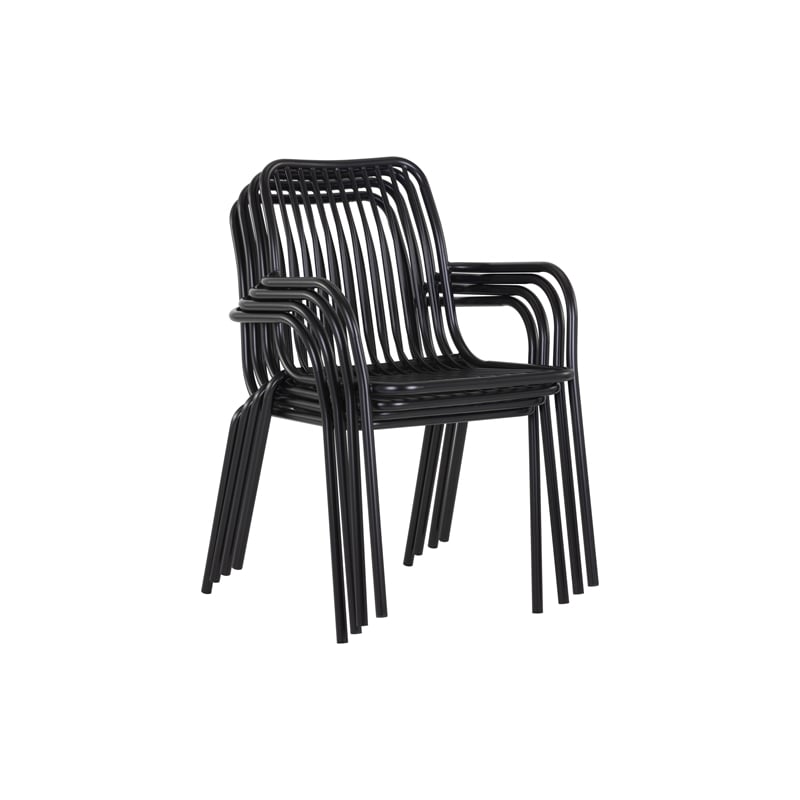 Brant House - Cypress Outdoor Dining Chair - Black (Set of 2)